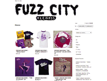 Tablet Screenshot of fuzzcityrecords.com